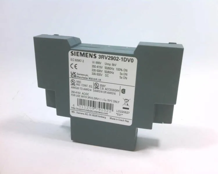 Siemens 3RV2902-1DV0 — Motor Protection Circuit Breakers (MPCB) (image 2)