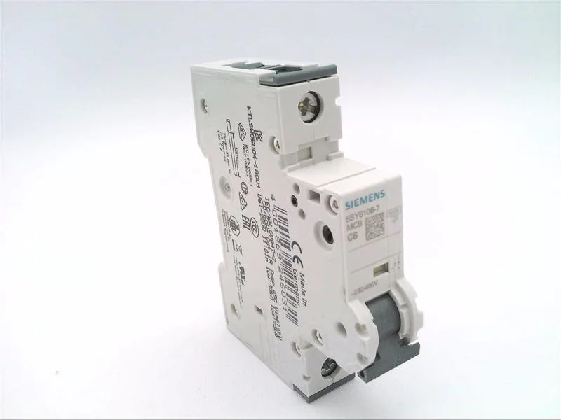Siemens 5SY6106-7 — 1-Pole MCB (DIN Rail) (image 2)