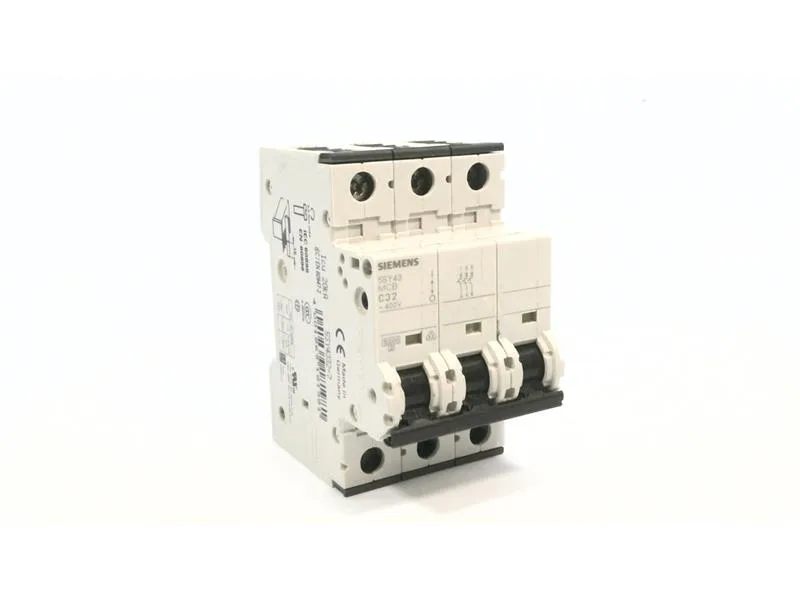 Siemens 5SY4332-7 — 3-Pole MCB (DIN Rail) (image 2)
