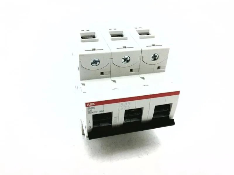ABB S803S-C25 — 3-Pole MCB (DIN Rail) (image 5)