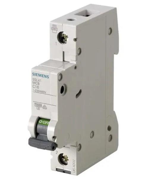 Siemens 5SL4101-6 — 1-Pole MCB (DIN Rail) (image 2)