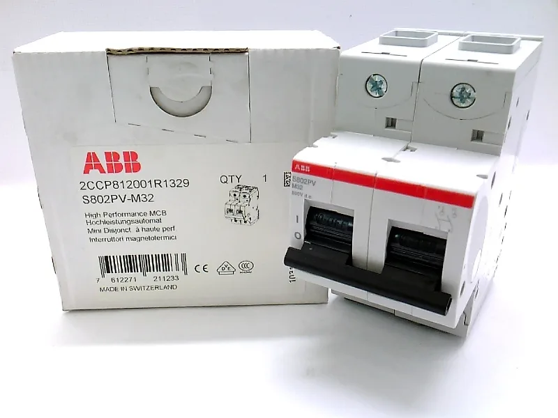 ABB S802PV-M32 — 2-Pole MCB (DIN Rail)