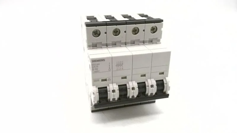 Siemens 5SY4410-8 — 4-Pole MCB (DIN Rail) (image 2)