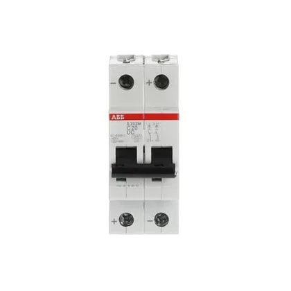 ABB S202MUC-C20 — 2-Pole MCB (DIN Rail) (image 2)