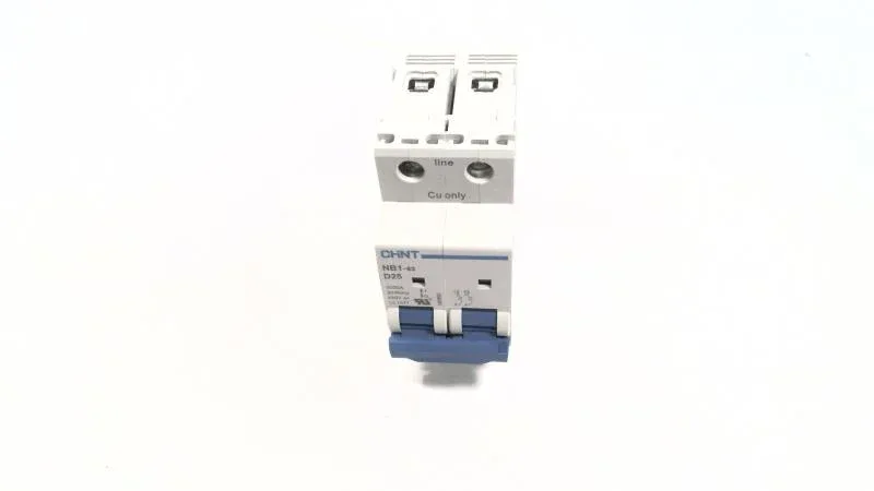 Chint NB1-63-2P-D25-5KA — 2-Pole MCB (DIN Rail)