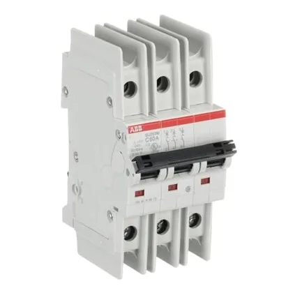 ABB SU203M-C60 — 3-Pole MCB (DIN Rail) (image 2)