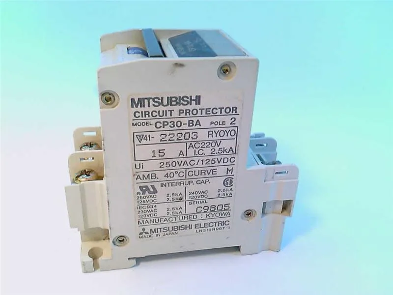 Mitsubishi Electric CP30-BA-15A — Miniature Circuit Breakers (MCB) (image 5)
