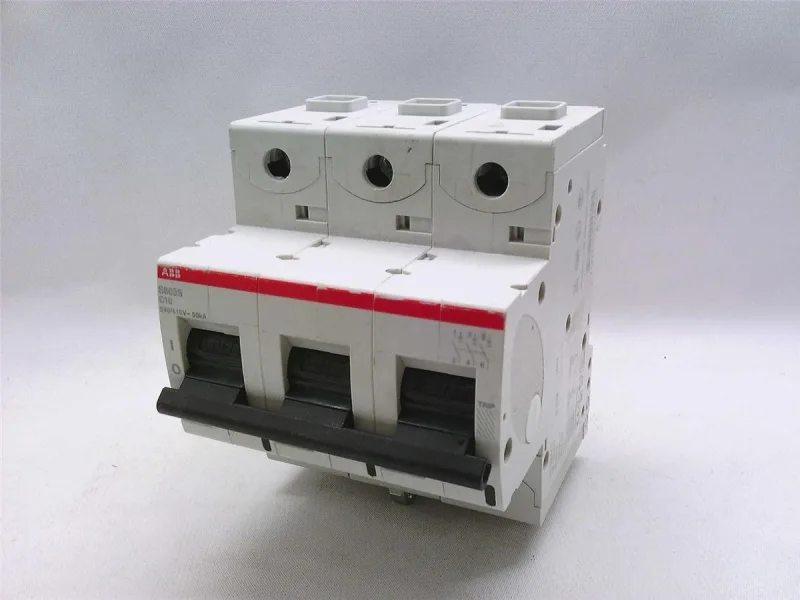 ABB S803S-C10 — 3-Pole MCB (DIN Rail) (image 5)