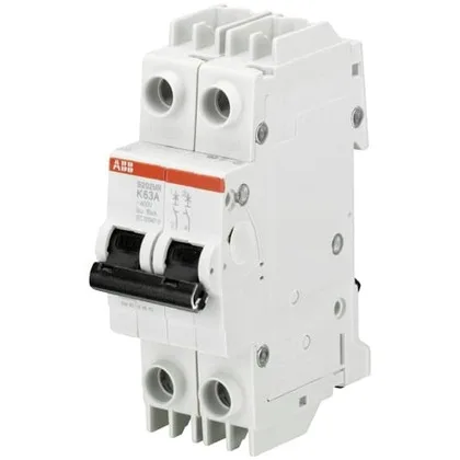 ABB S202MR-K15 — 2-Pole MCB (DIN Rail)