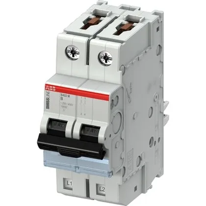 ABB S402M-B40 — 2-Pole MCB (DIN Rail) (image 2)