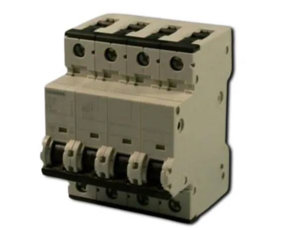 Siemens 5SY6602-7 — 4-Pole MCB (DIN Rail) (image 2)