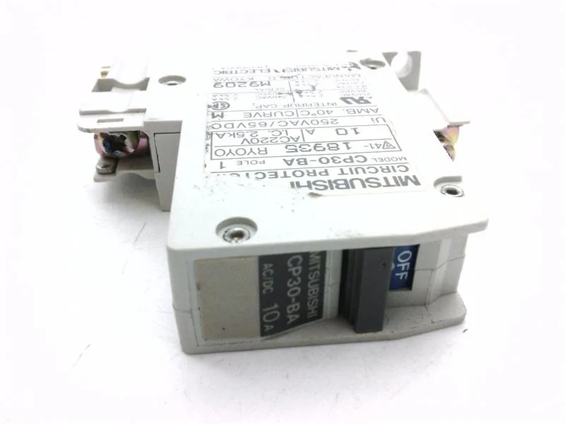 Mitsubishi Electric CP30-BA-1P-10A — 1-Pole MCB (DIN Rail) (image 2)