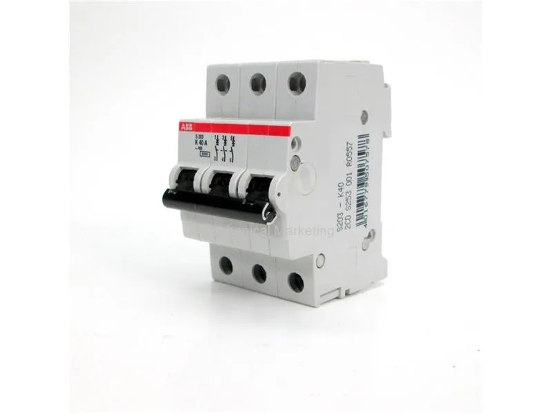 ABB S203-K40 — 3-Pole MCB (DIN Rail)