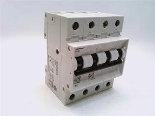 Siemens 5SX2606-7 — 4-Pole MCB (DIN Rail) (image 2)