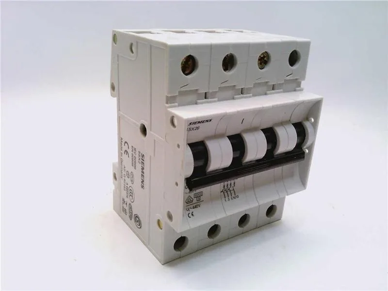 Siemens 5SX2606-7 — 4-Pole MCB (DIN Rail) (image 2)