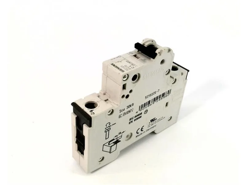 Siemens 5SY6101-7 — 1-Pole MCB (DIN Rail) (image 2)
