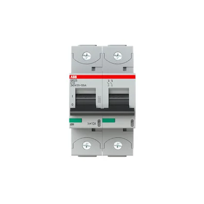 ABB S802S-C10 — 2-Pole MCB (DIN Rail) (image 2)