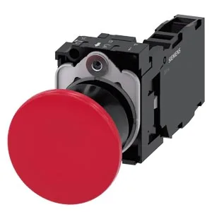 Siemens 3SU1100-1BA20-1FA0-ZX90 — Emergency Stop Pushbuttons
