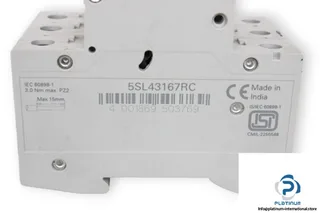 Siemens 5SL4316-7RC — 3-Pole MCB (DIN Rail) (image 5)