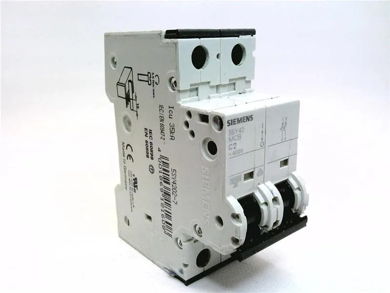 Siemens 5SY4202-7 — 2-Pole MCB (DIN Rail) (image 3)