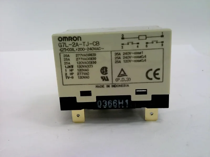 Omron G7L-2A-TJ-CB-AC200/240 — General Purpose Relays (image 2)