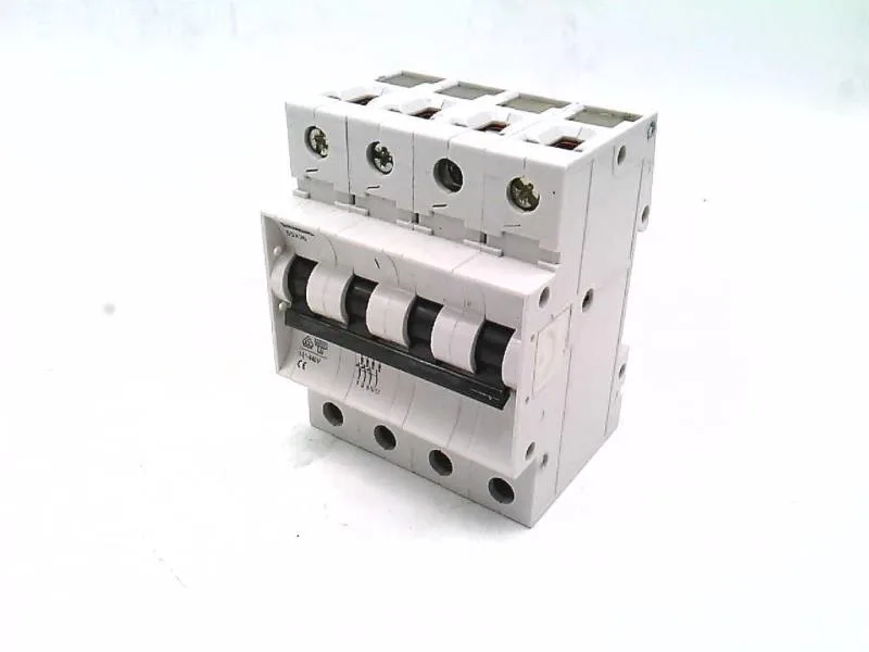 Siemens 5SX2606-7 — 4-Pole MCB (DIN Rail)