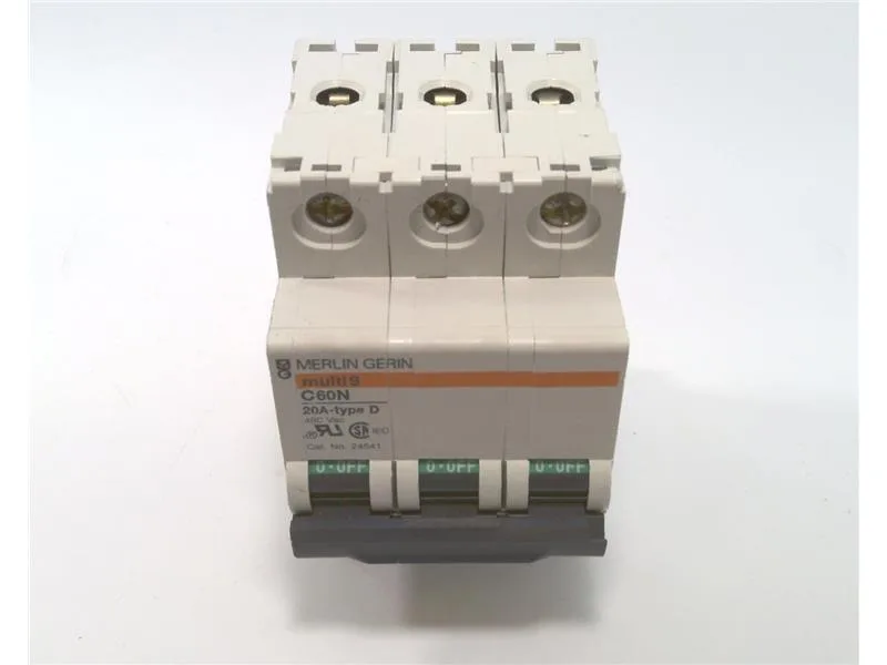 Schneider Electric C60N-3P-20A-D — Miniature Circuit Breakers (MCB) (image 3)