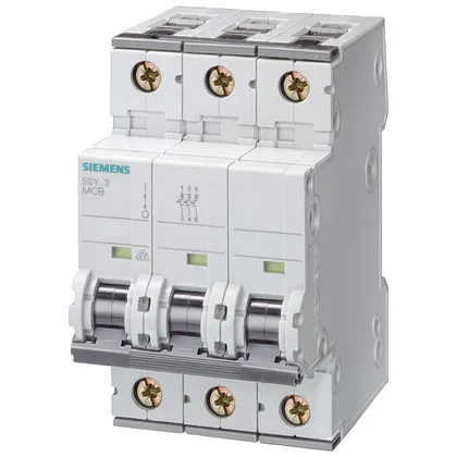 Siemens 5SY4310-8 — 3-Pole MCB (DIN Rail) (image 2)