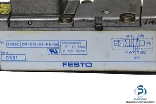 Festo CM-5/2-1/4-FH-SA — Solenoid & Directional Valves (image 4)