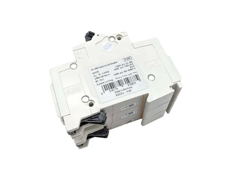ABB S203U-K25 — 3-Pole MCB (DIN Rail) (image 3)