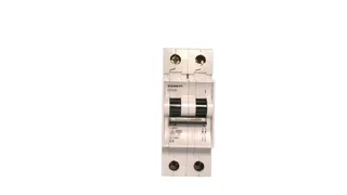 Siemens 5SX2216-7 — 2-Pole MCB (DIN Rail) (image 2)