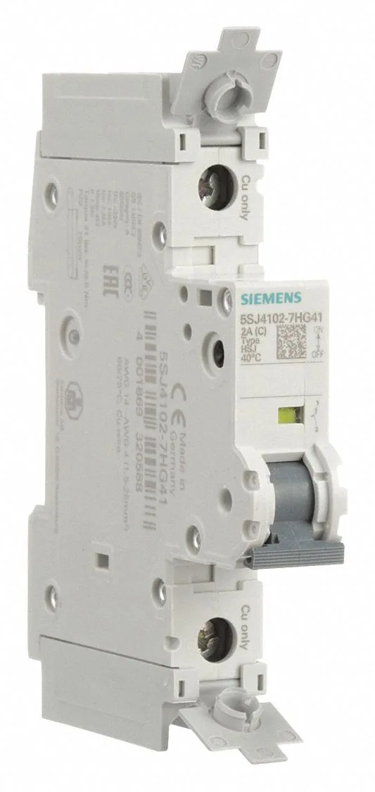 Siemens 5SJ4102-7HG41 — 1-Pole MCB (DIN Rail) (image 2)