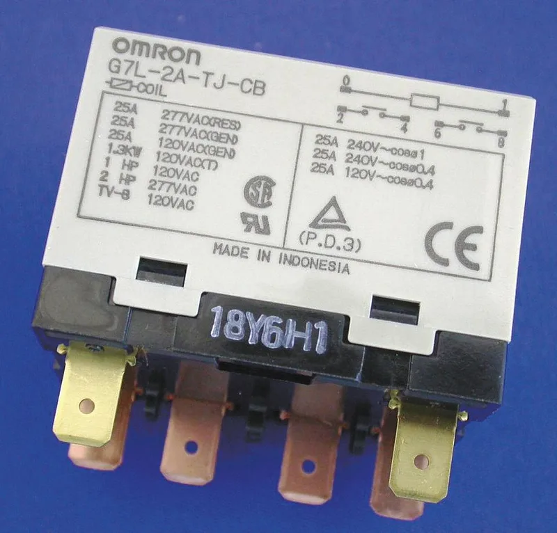 Omron G7L-2A-TJ-CB-AC100/120 — General Purpose Relays