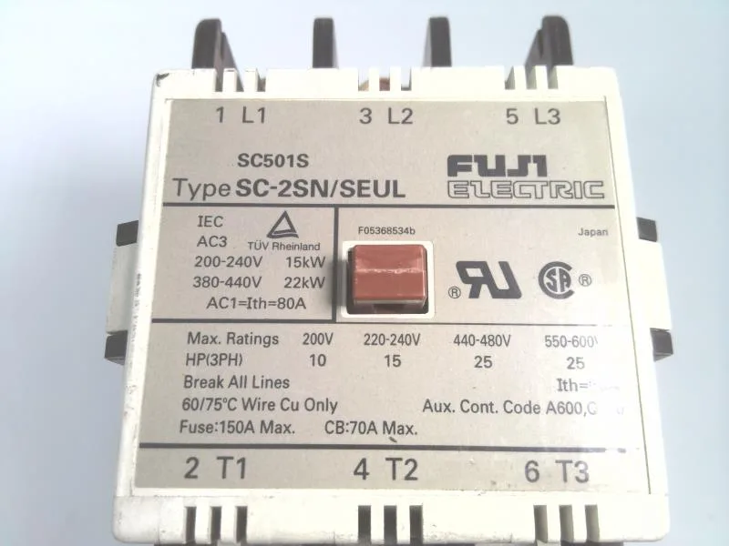Fuji Electric SC-2SN/SEUL — Contactors (image 3)
