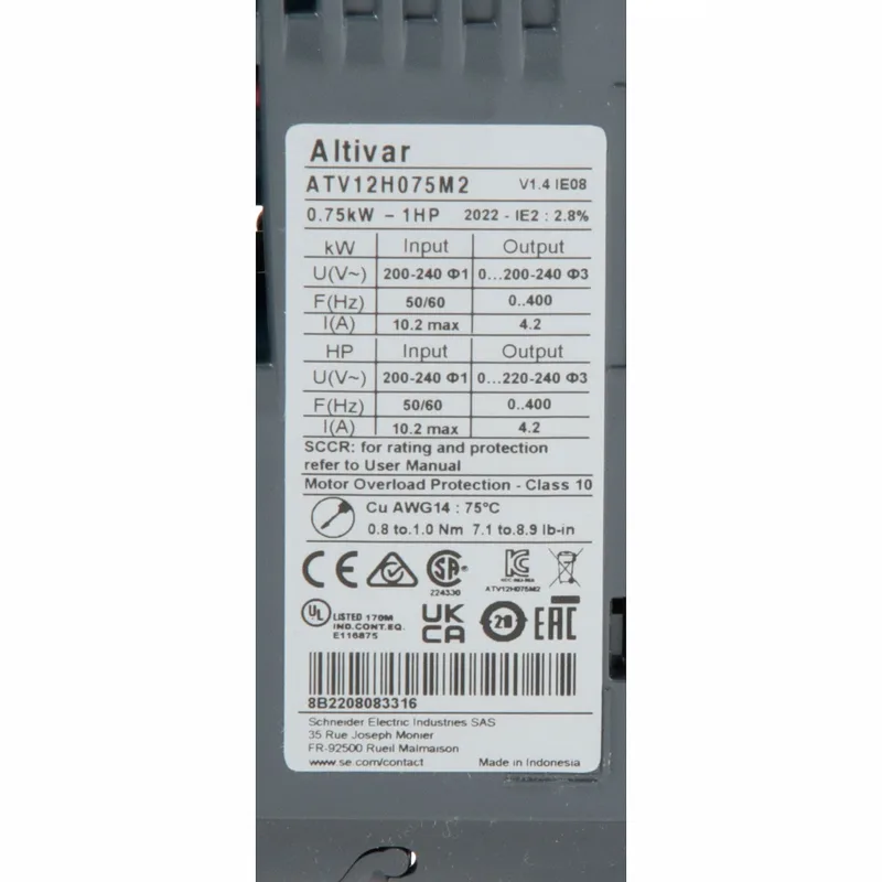 Schneider Electric ATV12H075M2 (image 4)