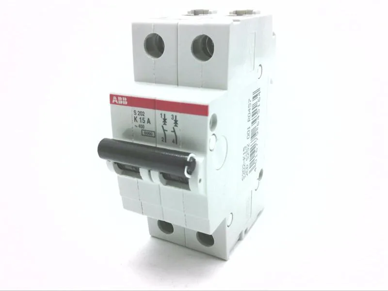 ABB S202-K15 — 2-Pole MCB (DIN Rail) (image 3)