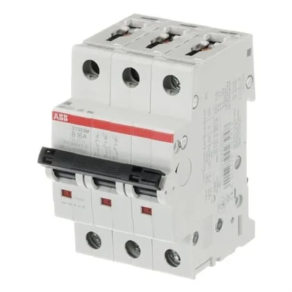 ABB ST203M-B16 — 3-Pole MCB (DIN Rail)