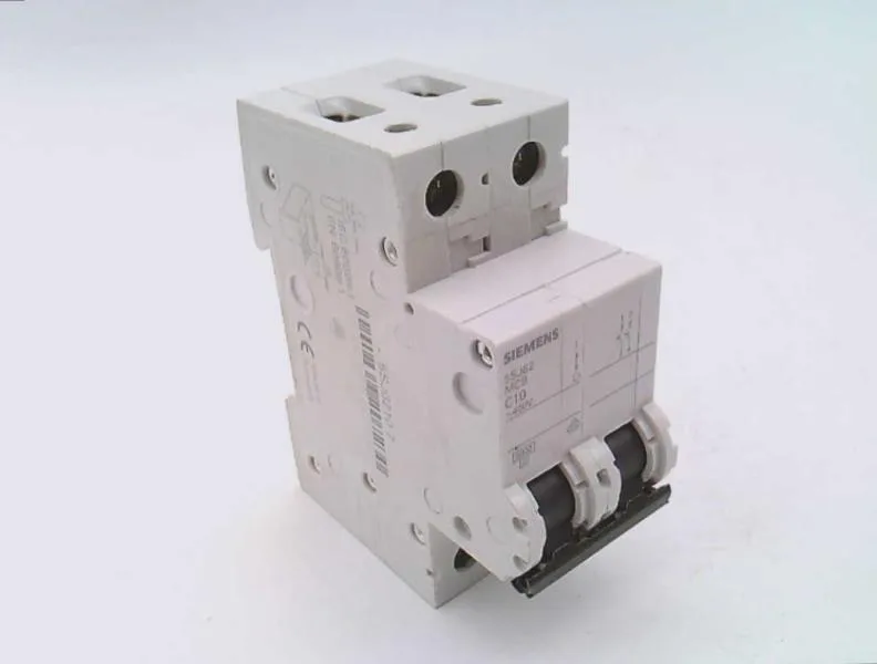 Siemens 5SJ6214-7 — 2-Pole MCB (DIN Rail)