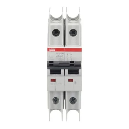ABB SU202M-Z50 — 2-Pole MCB (DIN Rail)