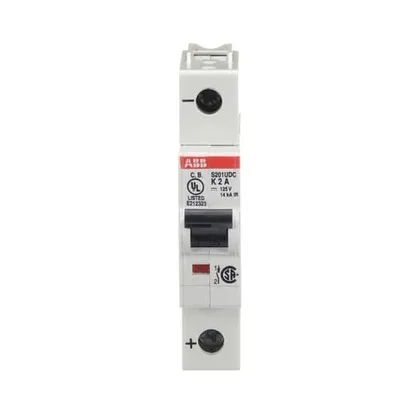 ABB S201UDC-K2 — 1-Pole MCB (DIN Rail)