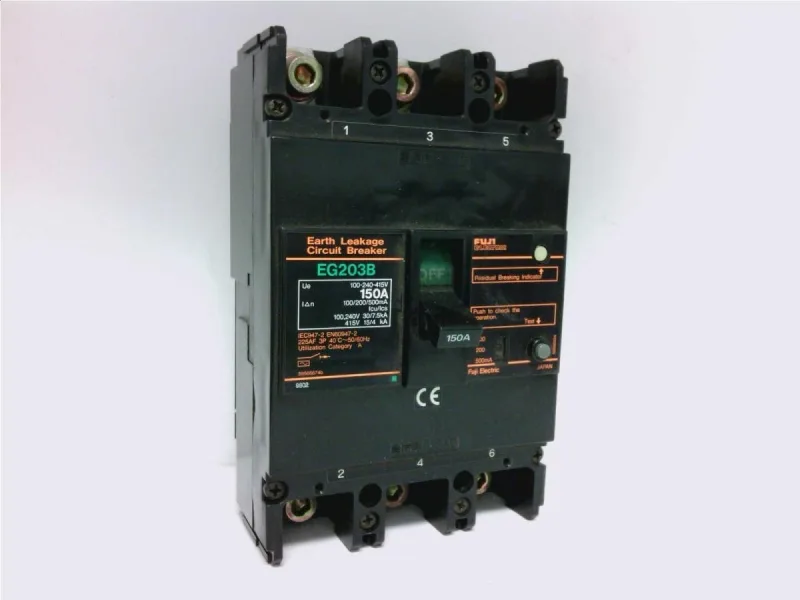 Fuji Electric EG203B-150 — Residual Current Breakers (RCCB/RCBO) (image 2)