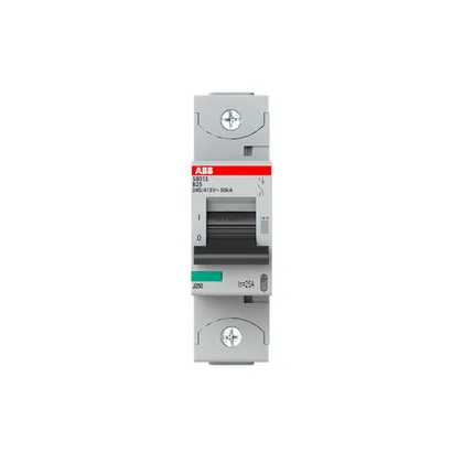 ABB S801S-B25 — 1-Pole MCB (DIN Rail) (image 2)