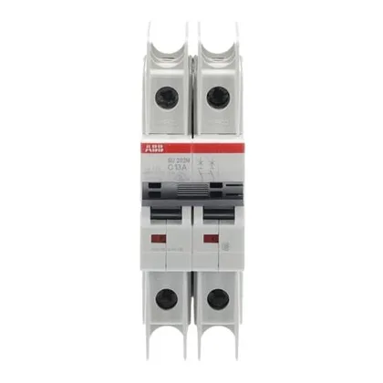 ABB SU202M-C13 — 2-Pole MCB (DIN Rail) (image 2)