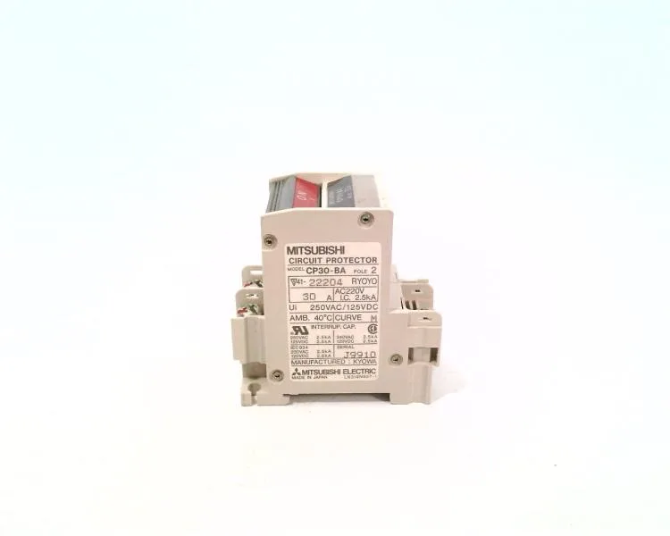 Mitsubishi Electric CP30-BA-2P-30A — 2-Pole MCB (DIN Rail) (image 3)