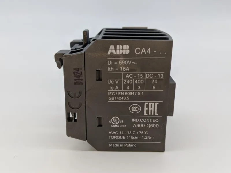 ABB CA4-31M — Auxiliary Contacts (image 2)
