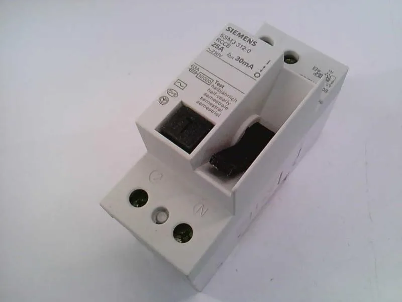 Siemens 5SM3312-0 — Residual Current Breakers (RCCB/RCBO)