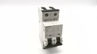 Siemens 5SY6220-8 — 2-Pole MCB (DIN Rail)