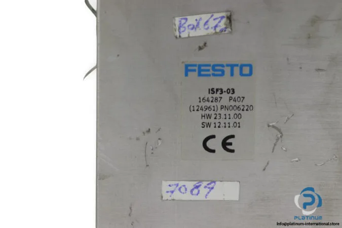 Festo ISF3-03 — PLC I/O & Expansion Modules (image 5)