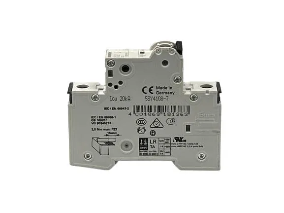 Siemens 5SY4108-7 — 1-Pole MCB (DIN Rail) (image 5)