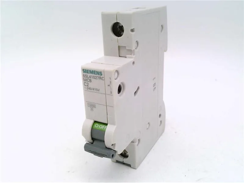 Siemens 5SL4102-7RC — 1-Pole MCB (DIN Rail) (image 2)